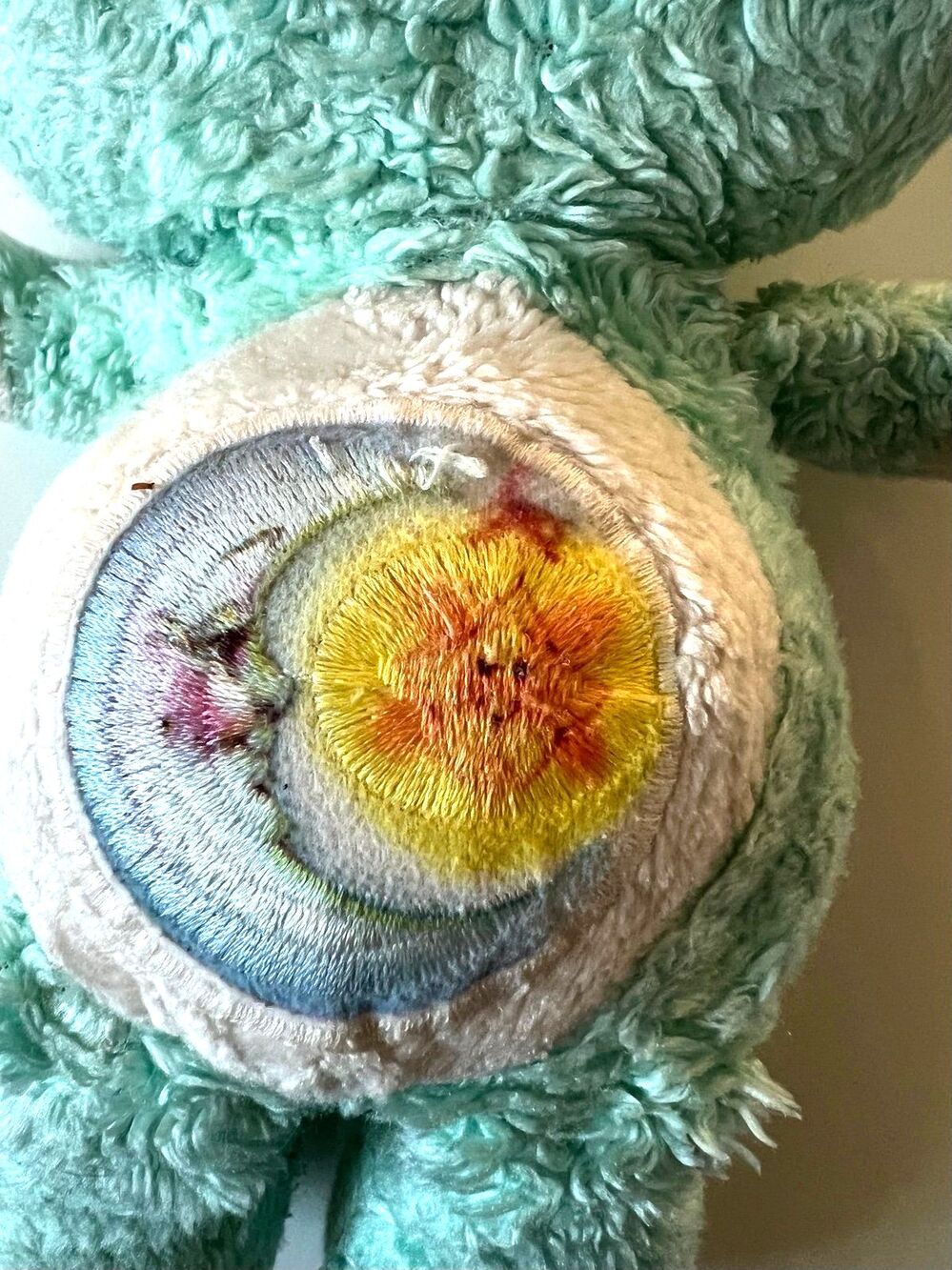 80s Original Vintage 1983 Care Bears Plush Toy Bedtime Bear CareBear Orig Owner - Picture 3 of 6